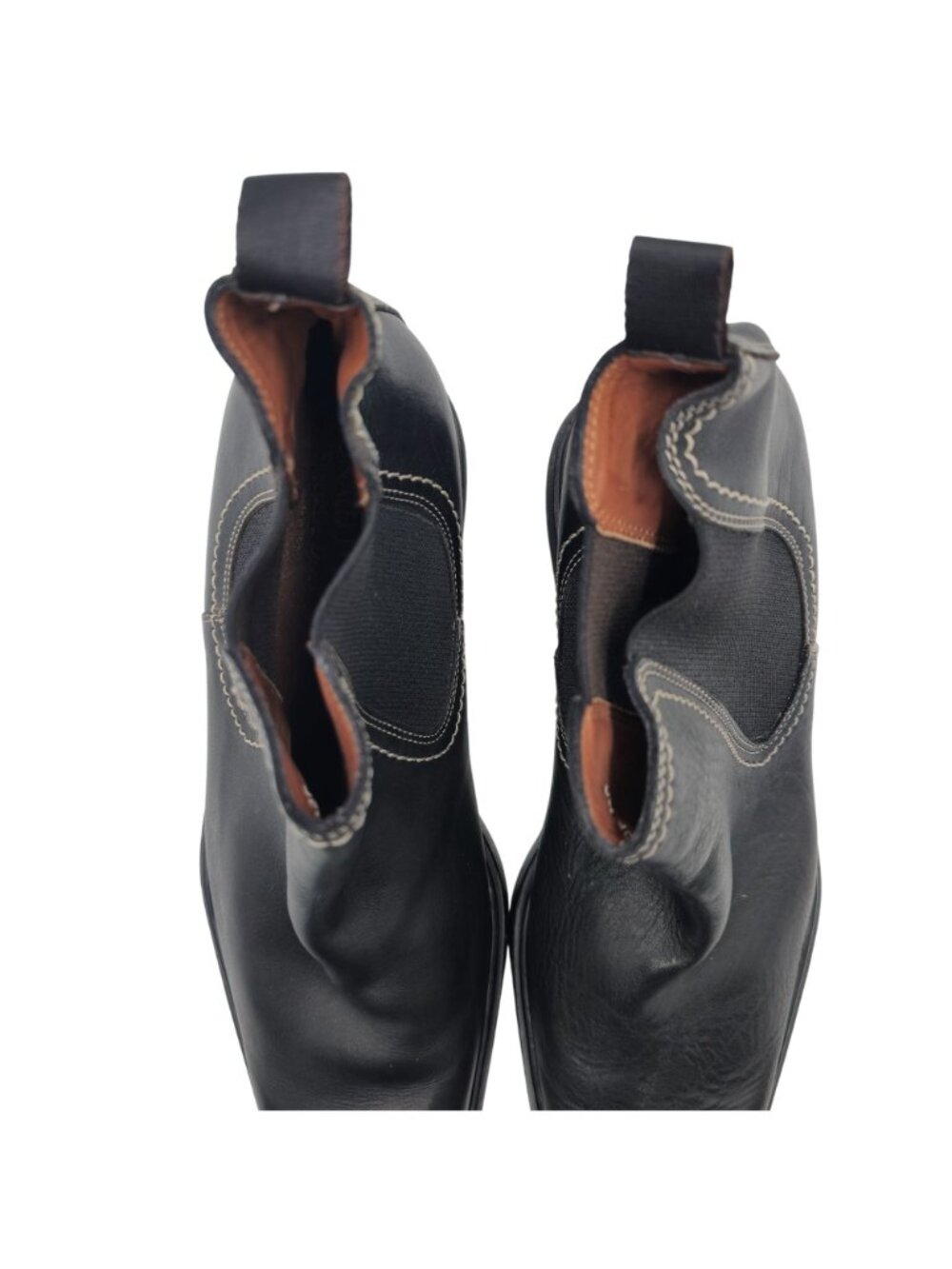 Donald J Pliner Mens 12M Black Leather Stylish Ankle Dress Shoes Boots - Picture 9 of 13